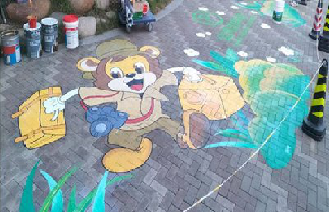 南部夏季画地面彩绘会遇到的问题