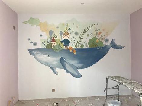 南部手绘墙的特点及优势。