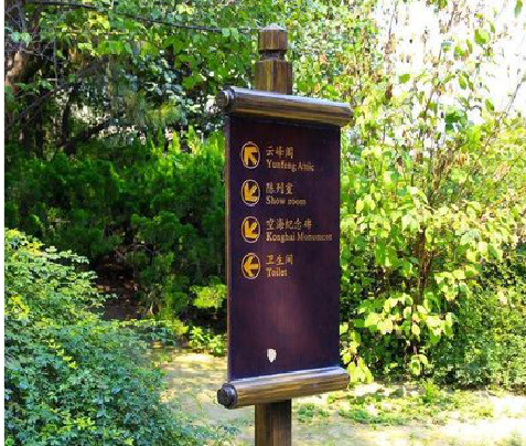 南部标识牌与环境之间有什么关系？